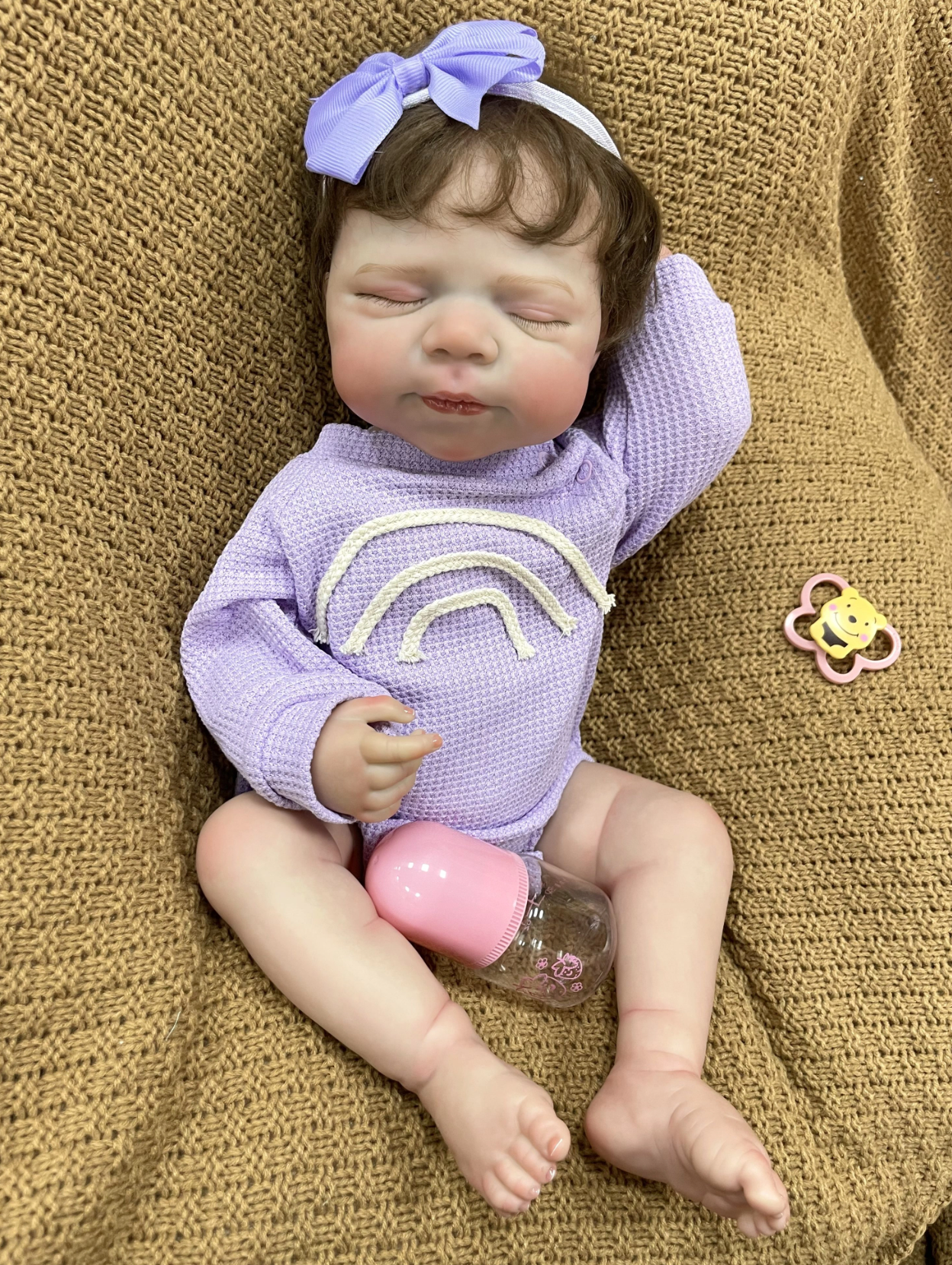 Ariel – 50 cm Realistische Reborn Babypuppe mit Geschlossenem Blick – Junge oder Mädchen erhältlich