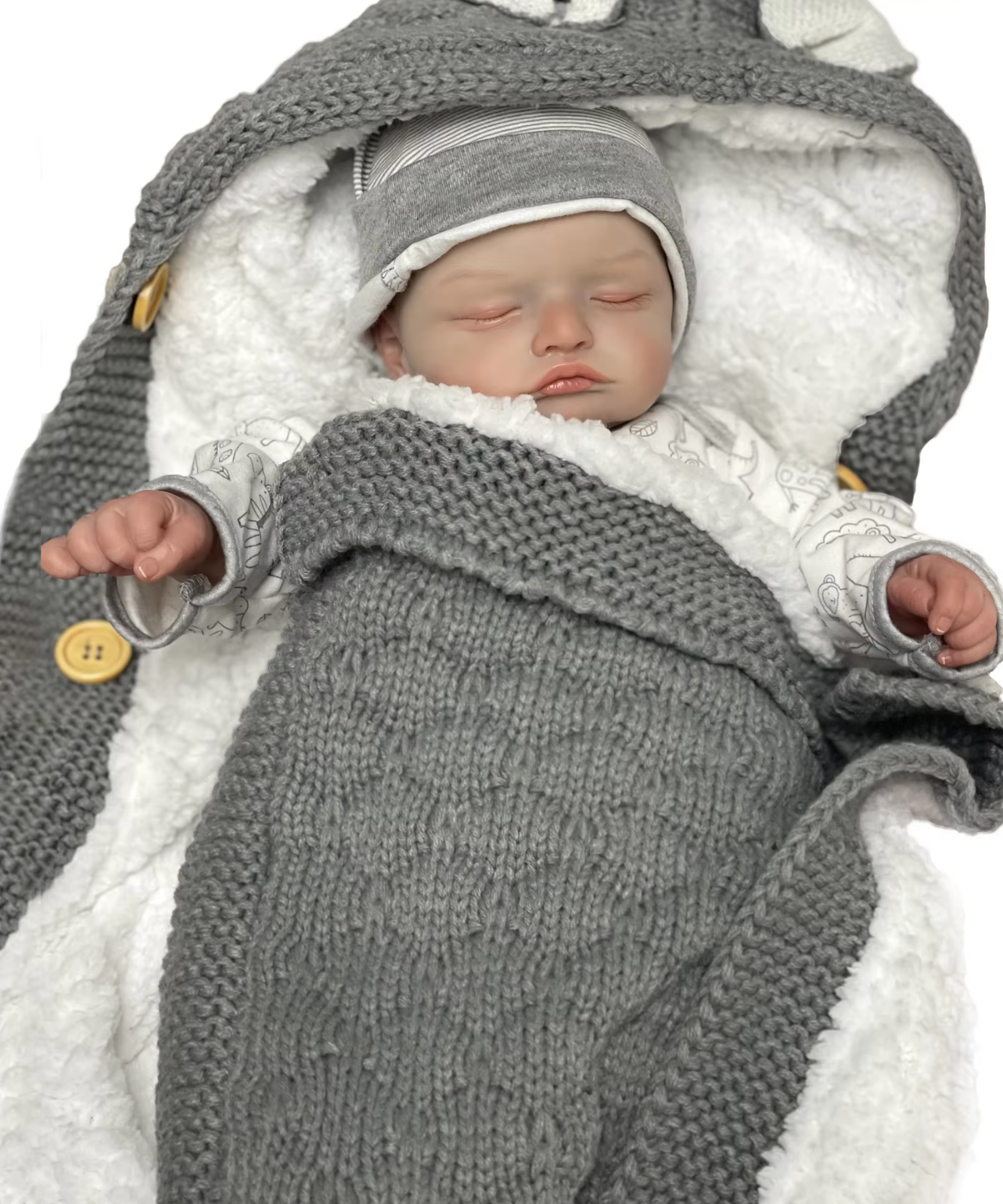„Aurelia“ – 46 cm Lebensechte Reborn Babypuppe mit Handbemalung