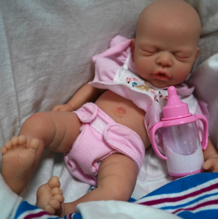 Liam & Nova – 30 cm Reborn Silikonbabys zur Adoption – Realistische Babypuppen im Set