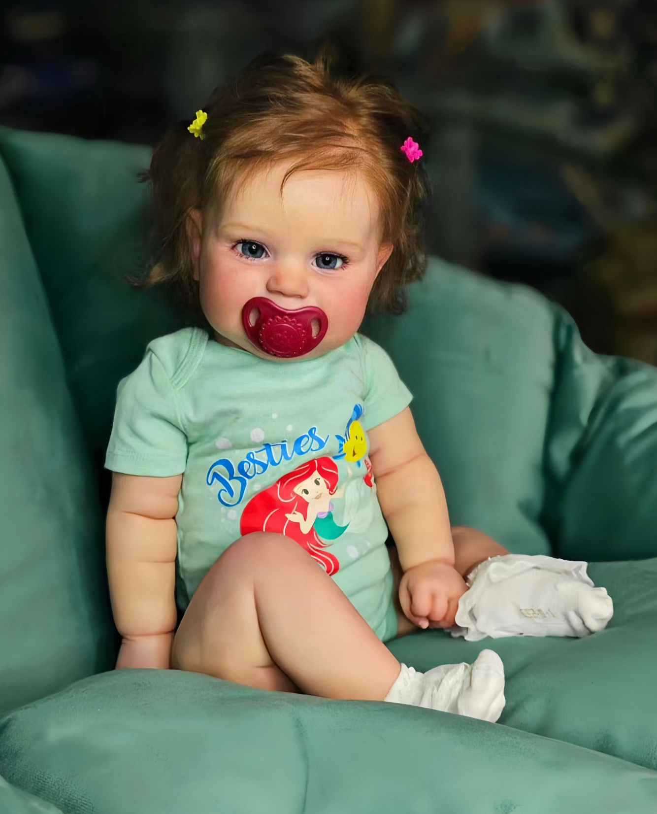 Maddie – 50 cm Reborn Babypuppe Mädchen mit Vollvinylkörper & Wasserdichtem Design