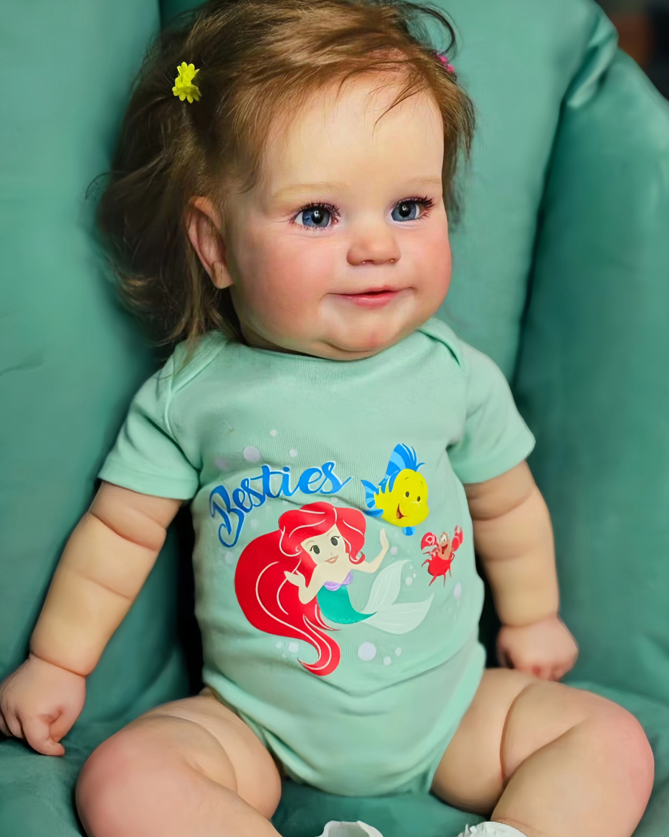 Maddie – 50 cm Reborn Babypuppe Mädchen mit Vollvinylkörper & Wasserdichtem Design