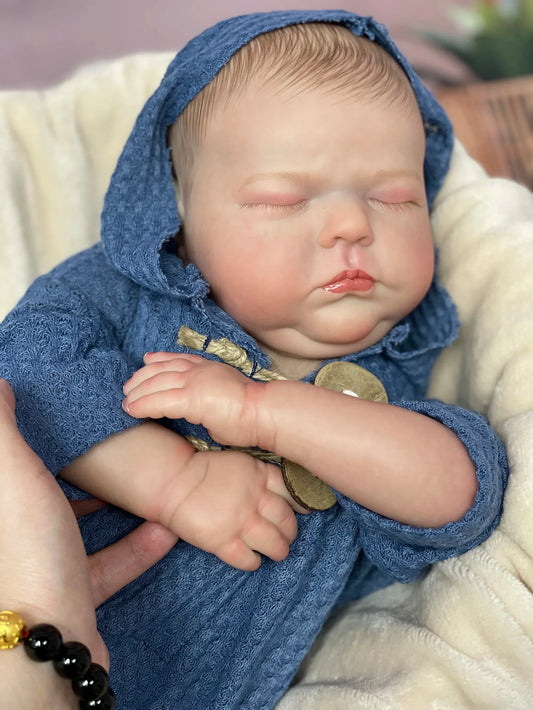 “Tessa” – La bambola Reborn realistica con viso dipinto in 3D (50 cm)