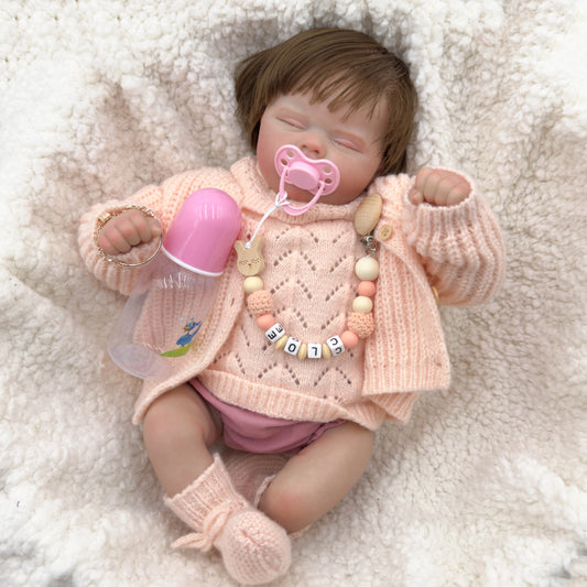 “Quinbee” – Bambola Reborn Neonata Realistica, 49 cm