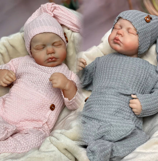 Harper & Hayden – Limitierte Reborn Zwillingspuppen mit handgemalten Details