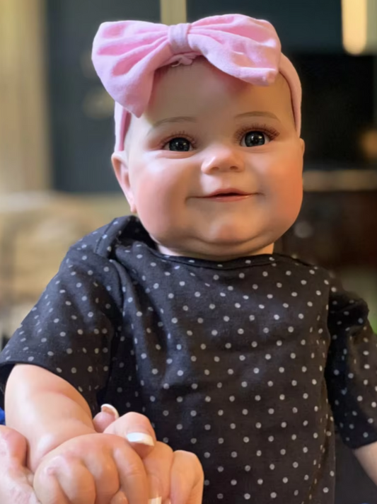 Maddie – 48 cm Lächelnde Reborn Babypuppe mit Sichtbaren Adern & 3D-Hautton