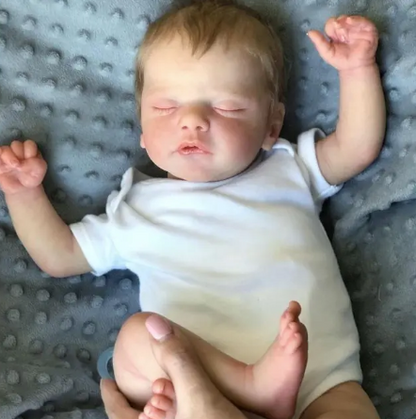 Sam – 46 cm Realistische Reborn Babypuppe mit 3D-Hautstruktur & Sichtbaren Äderchen